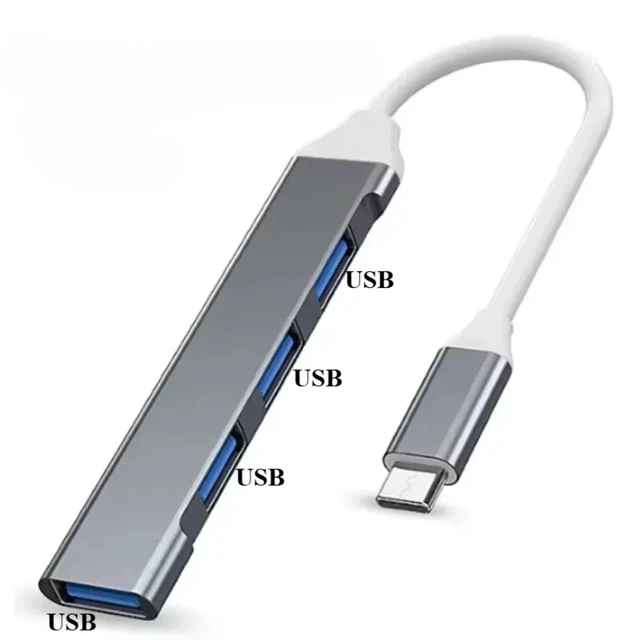 Main image of 6-in-1 USB C Docking Stations Type-c Hubs Type C to Video Output 4K HD USB 3.0 SD TF PD 87W USB Splitter OTG Adapter for Type-C Laptop