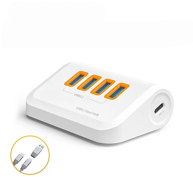 Main image of USB 3.2 HUB Dock Station 10Gbps High Speed HUB USB A Type C Slot Docking Station USB 3.2 Adapter Extender for Laptop PC