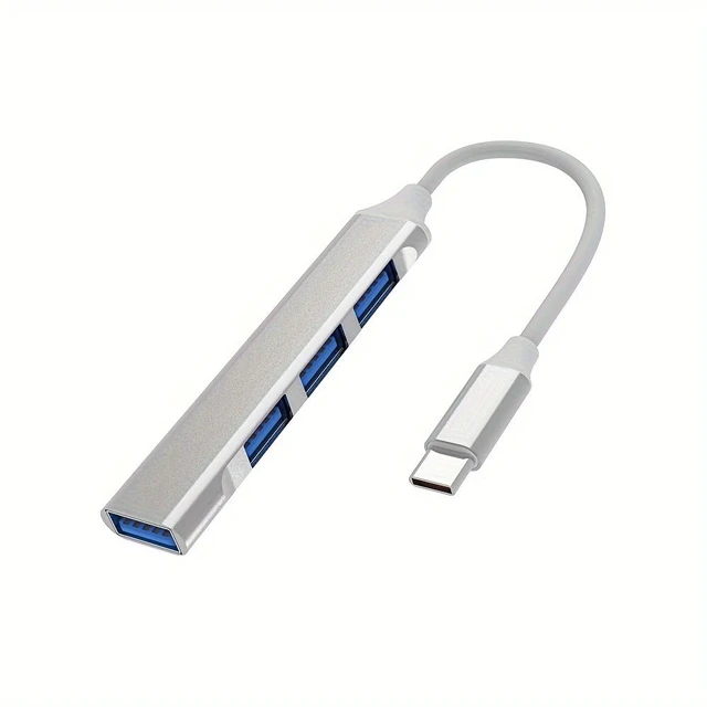 Main image of 4-Port USB Hub Type C Extender Splitter Adapter OTG Docking Station for Type-C Laptop PC Laptop - Phone Charging Compu