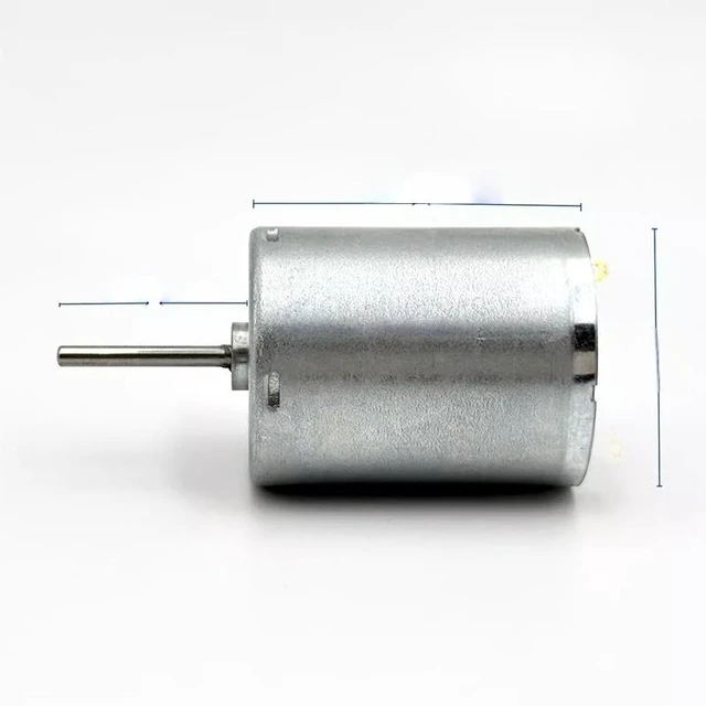 Main image of Generic for RK-370SH-20165 Mini 370 Motor DC 3V-12V 9500RPM Micro 24mm Round Spindle Motor Long Shaft Carbon Brush Motor DIY Hobby Toy Model