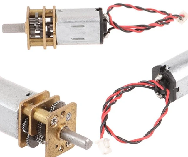 Main image of Generic for DC 3V-12V 60RPM Micro Mini Slow Speed N20 Full Metal Gearbox Gear Reducer Motor DC 5V 50mA