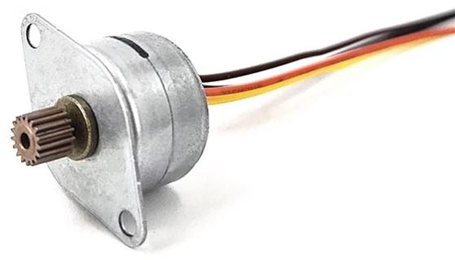Main image of Generic for 15BY25 Mini 15mm Round Stepper Motor 2-Phase 4-Wire Micro Stepping Motor with 17T Copper Gear for DIY Digital Product Camera
