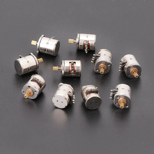 Main image of Generic for 10 Pcs 3-5v Dc 2 Phase 4 Wire Dia 8mm Dc Stepper Motor Micro Stepping Motor for Digital Products Camera Size 89.5mm