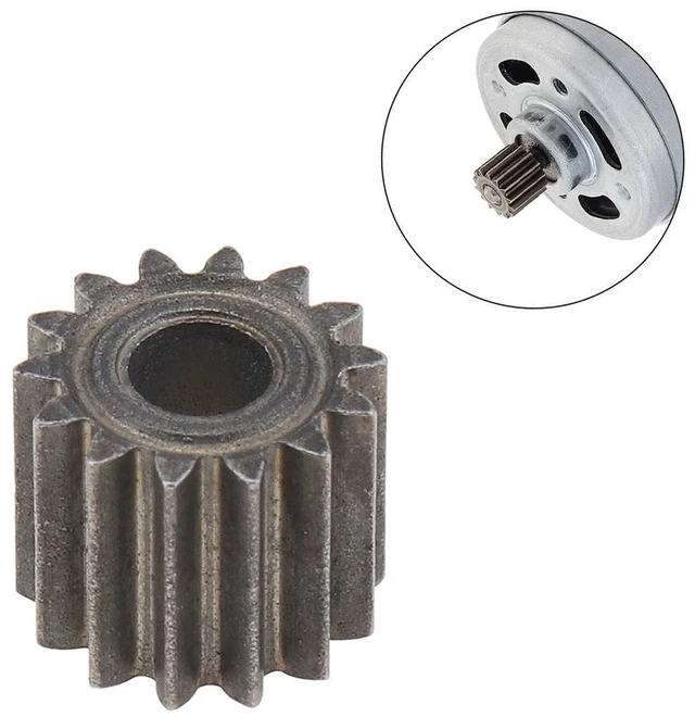 Main image of Generic for 14 Teeth 8.2mm Diameter Replaceable Motor Gear for RS550 10.8V 12V 14.4V 16.8V 18V 21V DC Motor