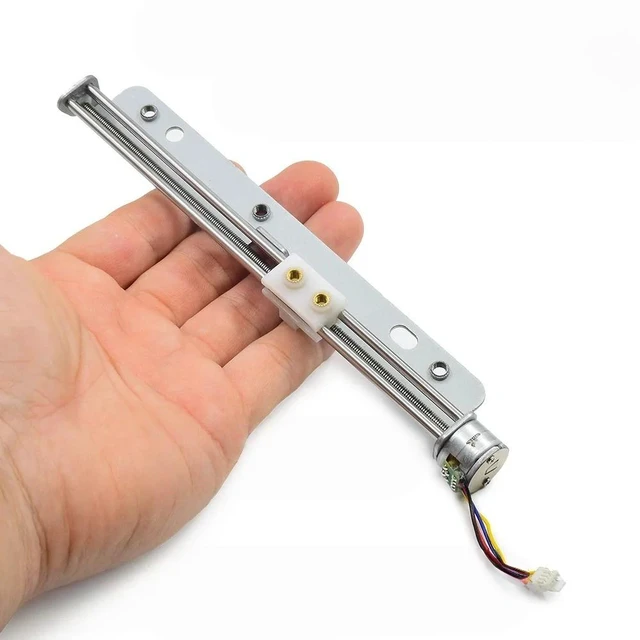 Main image of Generic for 2-phase 4-wire Micro 15mm Linear Screw Stepper Motor 122mm long Stroke Slider Stepping Motor Linear Actuator Nut DIY 3D Printer