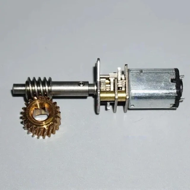 Main image of Generic for Micro N20 Full Metal Gearbox Gear Motor DC 3V 5V 6V 62RPM Long Screw Shaft Worm Gear Motor Model Aircraft Folding Landing