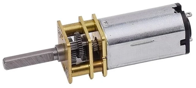 Main image of Generic for Mini 12mm N30 Gear Motor DC 3V-12V 5V 6V 9V 240RPM Slow Speed Metal Gearbox large Torque Reduction Motor Long Shaft DIY Robot