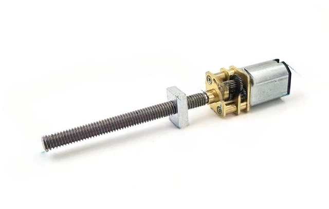 Main image of Generic for Mini N20 Full Metal Gearbox Gear Motor Long Linear Screw Nut Shaft Slider Deceleration Motor DC 3V 1.5V-6V 370RPM-1500RPM