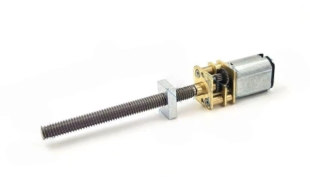 Main image of Generic for Mini N20 Full Metal Gearbox Gear Motor Long Linear Screw Nut Shaft Slider Deceleration Motor DC 3V 1.5V-6V 300RPM-1200RPM