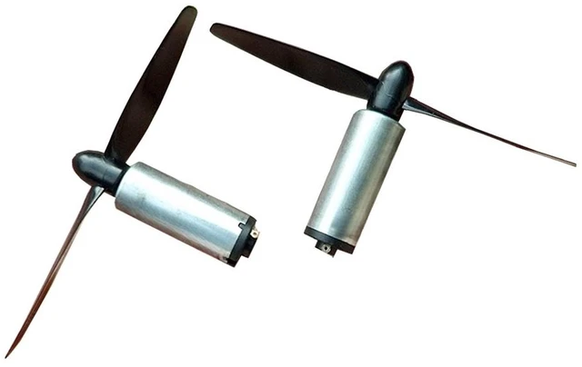 Main image of Generic for 2 Sets M50 3-6V DC Motor 15000RPM Micro DC Motor with Black Prler CW CCW Model Airplane Helicopter Fan DIY Kits
