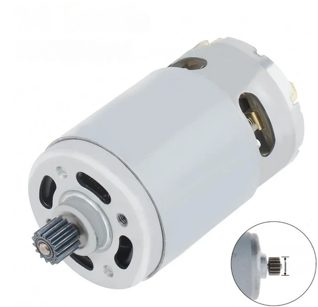 Main image of Generic for RS550 14 Teeth 21V DC Motor 8.2mm 25000RPM Gear Micro Drill Micro Motor High Torque Gear Box for Electric Drill / Saw