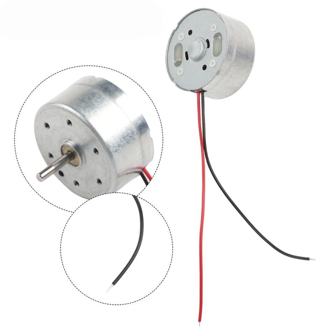 Main image of Generic for RF-300CA RC-300 DC 3V 5V 6V 10300RPM Mini 24mm Round Electric Motor 2mm Shaft Solar Power Motor For Electronic Equipment Parts