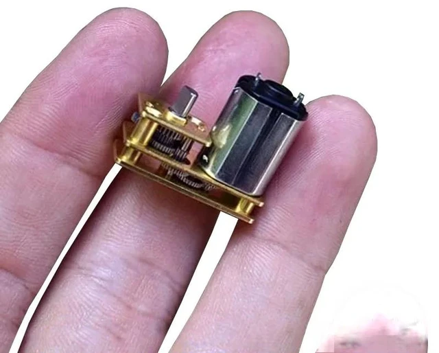 Main image of Generic for Mini 7-Type N20 Full Metal Gear Motor DC 6V-12V 60RPM Slow Speed Inverted Shaft Micro Gearbox Gear Reducer Motor DIY Robot Toy