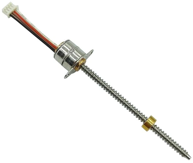 Main image of Generic for 50mm Stroke Mini 10mm Precision Linear Stepper Motor DC 5V 2-Phase 4-Wire Stepping Motor Long Lead Screw Rod Slider Moving Nut