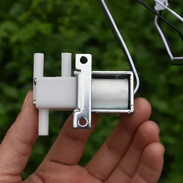 Main image of Generic for DC 12V 2-Position 3-Way Normally Closed Normally Open Mini Electric Solenoid Valve Water Flow On/Off Control Valve DIY Tea Table