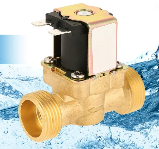 Main image of Generic for DC12V G3/4 Normal Closed Brass Electric Solenoid Valve for Water Electric Magnetic Valve Electric Valve NC Solenoid Valve