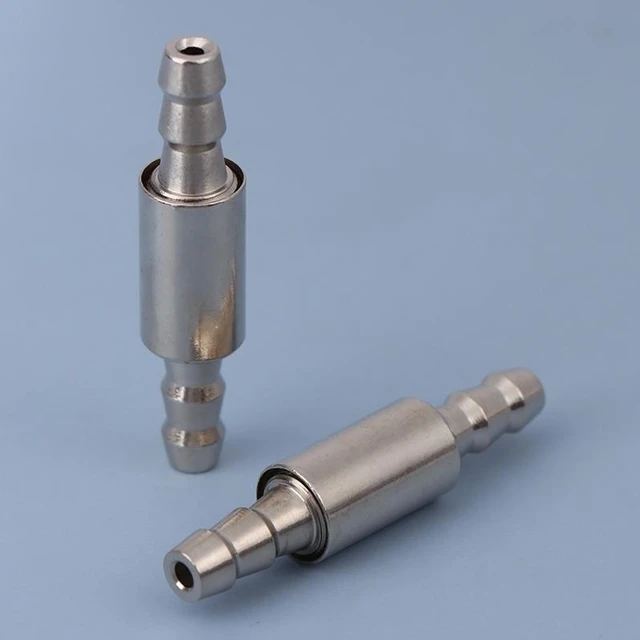 Main image of Generic for Aquarium Check Valve 4mm For CO2 System Setup Stainless Steel Anti-Leak Non-Backflow Non-Return Fish Tank CO2 Diffuser Air Valve