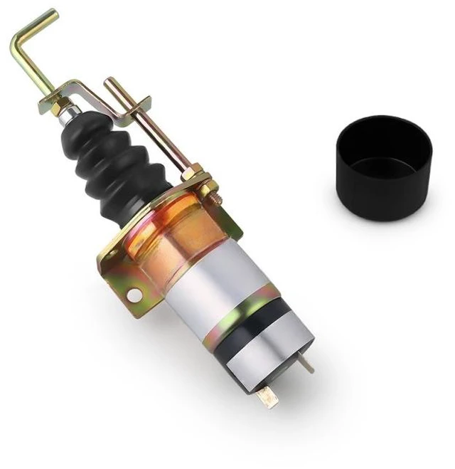 Main image of Generic for 366-07197 Fuel Shut Off Solenoid 1502-12C7U2B2S1 SA-3405T for Lister Petter Diesel Engine Stop Solenoid 12V