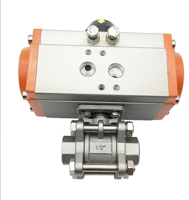 Main image of Generic for DN15 High Platform Pneumatic Ball Valve Stainless Steel 304 Double Acting Cylinder