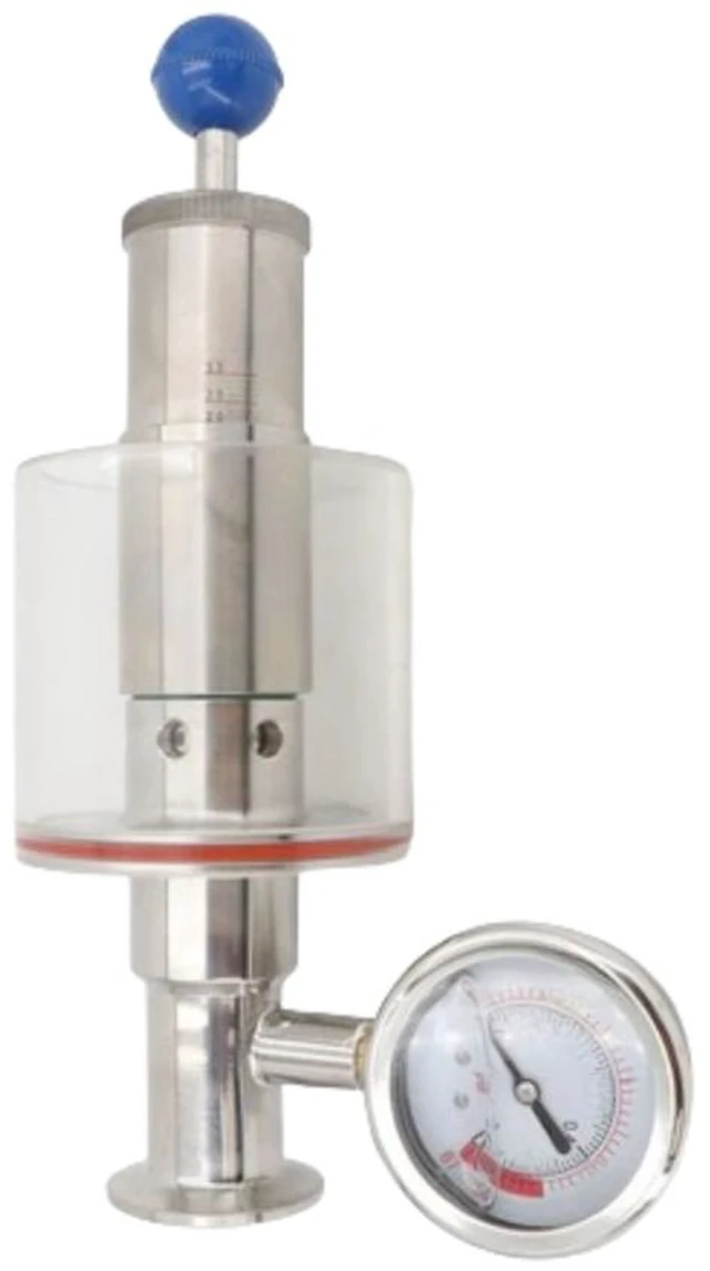 Main image of Generic for 32mm OD50.5mm Tri-Clamp Safety Automatic Exhaust Valve/Air Release Valve 0.2-3.0 Bar For Distillation Of Home brewed beer