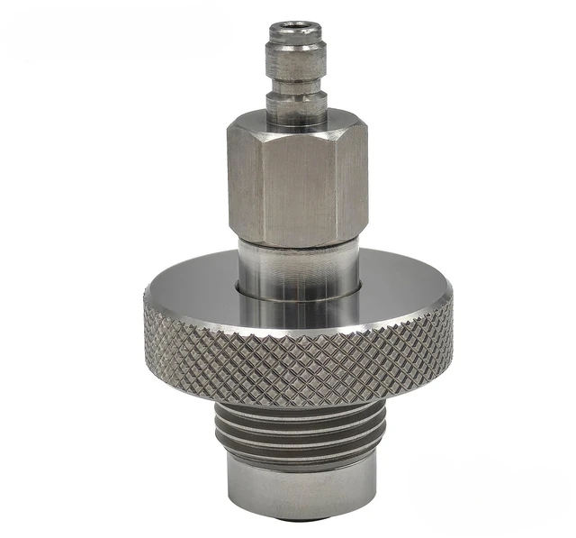 Main image of Generic for HP Air Fill Station G5/8-14 Male Plug Valve Connector Refill Stainless Steel With Standard 8MM Quick Disconnect 300Bar Din Valve