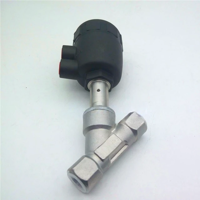 Main image of Generic for DN15 1/2" BSP Stainless Steel 304 Single Acting Air Actuated Angle Valve Normally Closed