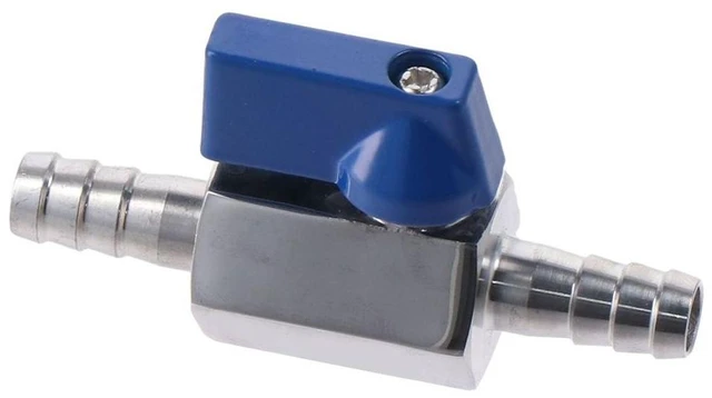 Main image of Generic for High Pressure Resistant 3/8" Barb ball valve 304 Stainless Steel Mini Ball Valve Silver Mini Ball Valves Water Gas Fuel