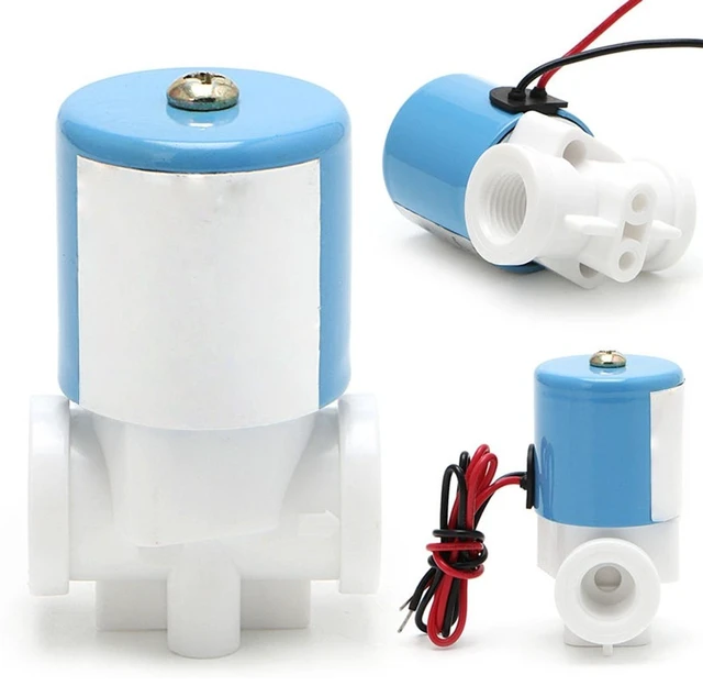 Main image of Generic for Practical G1/4" HQV1 Solenoid Valve Plastic Normally Closed 2 Way 12V DC 0-120PSI 0-0.8MPa Miniature Valves 40*30*60mm