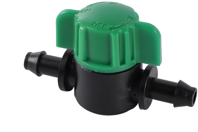 Main image of Generic for 5Pcs Mini Valve With 4/7mm Hose Garden Irrigation Barbed Water Flow Control Valve Agriculture Tools Drip Irrigation Fittings