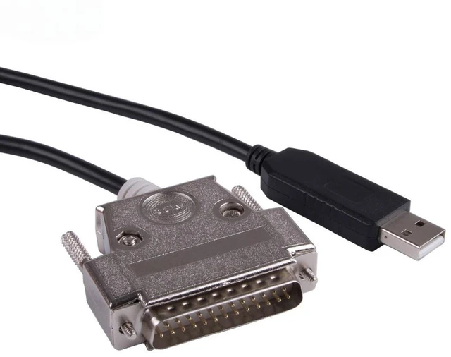 Main image of For Chip Usb to RS232 25 Pin DB25 Male Connector Serial Adapter Cable CNC Controls Programming Cable Compatib C-232R US-232R