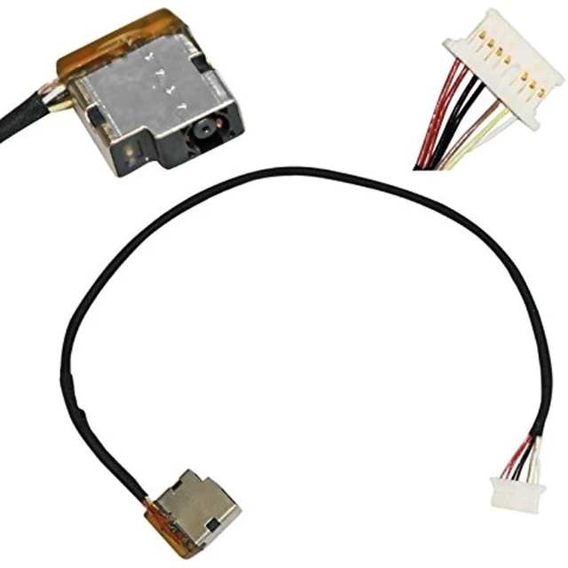 Main image of For DC Power Jack with Cable Socket Plug Connector Port for 14-AX 14-DS 15-CS 15-CW 799750-F23 799750-S23 799750-Y23