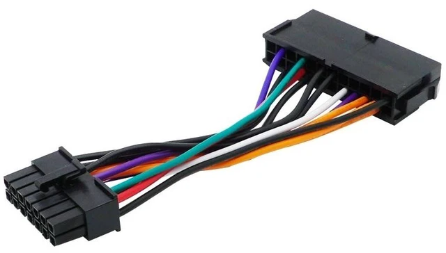 Main image of For Durable 24 Pin To 14 Pin PSU Main Power Supply ATX Adapter Cable For