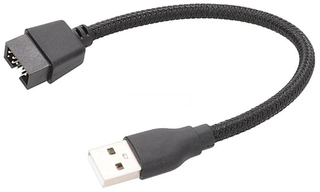 Main image of For Mainboard Internal Data Extension Cable USB A Devices to 9 Pin USB Header, Fast and Stable Transfer