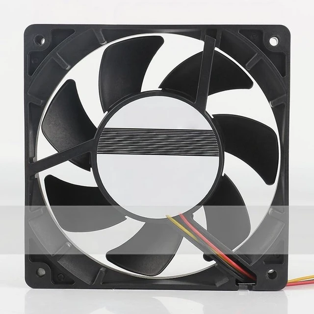 Main image of For 5V 12V 24V 12025 12CM 120X120X25MM Double ball bearing inverter Large air volume 9G1248H403 cooling fan DC 48V 0.10A