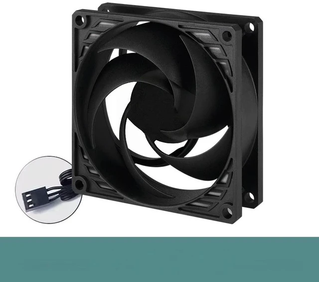 Main image of For P8 - 80mm Case Fan, Pressure-Optimised, quiet motor, Fluid Dynamic Bearing, Speed: 3000 RPM Fixed Speed, 3-Pin Connector