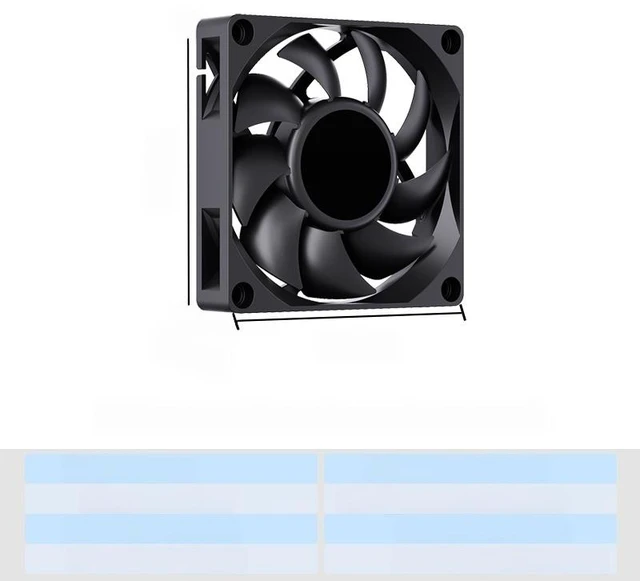 Main image of For UT-7015 7cm Chassic Cooling Fan Hydraulic Bearing DC 12V 3Pin 2500 RPM Computer PC CPU Accessories Case Cooler Ventilator