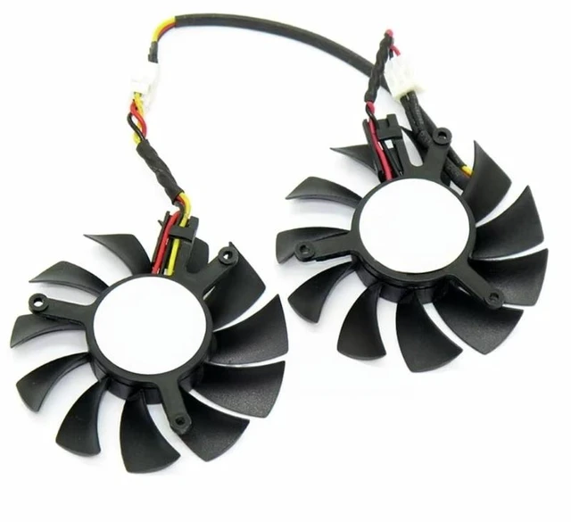 Main image of For PLD06010S12L DC 12V 0.20A Dia. 55mm C.T.C 39mm 2-Fan Server Frameless Cooling Fan