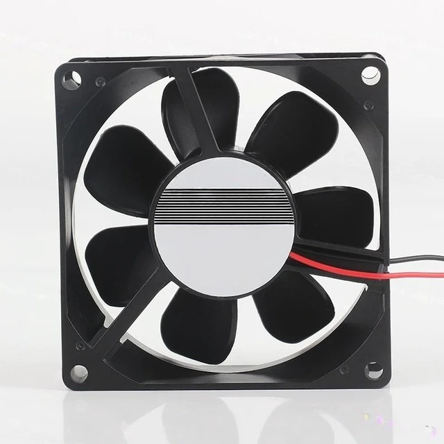 Main image of For 5V 12V 48V AC EC 8025 8CM 80X80X25MM two-wire ball bearing Server Mute 109R0824H437 cooling fan DC24V 0.07A