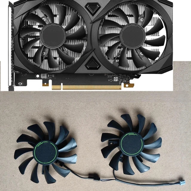 Main image of For GPU Graphics Cooler,Video Cards Fan,For RTX 3050 2X OC 6GB,For RTX3050 2X 6G,2Pcs/Set,HA8010H12C-Z