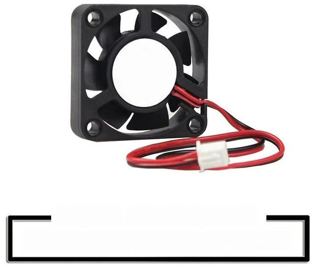Main image of For 50 Pieces 24V Mini Cooling Computer Fan Small 40mm x 10mm DC Brushless 2PIN Dual Ball Bearing 4010 40mm 40x40x10mm