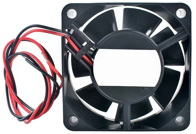 Main image of For (2Pcs) 2410ML-04W-B50 60x60x25mm DC12V 0.26A 2Pin Dual Ball Bearing Cooling Fan for Chassis CPU Power Supply