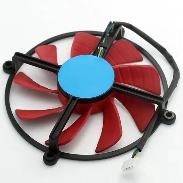 Main image of For DF9515H12CP DC 12V 0.35A Dia. 85mm C.T.C 73mm 4-Wire Server Cooling Fan