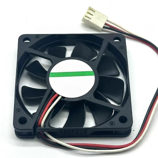 Main image of For KDE1206PFV3 MS.G.(9).AR.GN DC 12V 0.8W 3-Wire 60x60x10mm Server Cooling Fan