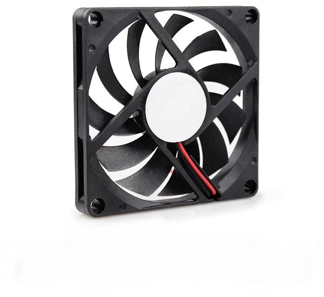 Main image of For 10 Pieces 12V 80mm 8010 80x80x10mm Cooling Fan DC Brushless Cooler Fan 2500RPM Sleeve Bearing Industry Fans