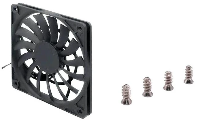 Main image of For Ultra-thin 12mm Thickness Cooling Fan For ITX Case,120mm Gamer Cabinet PSU Cooler PWM 4PIN Temperature Control Mute 2000RPM