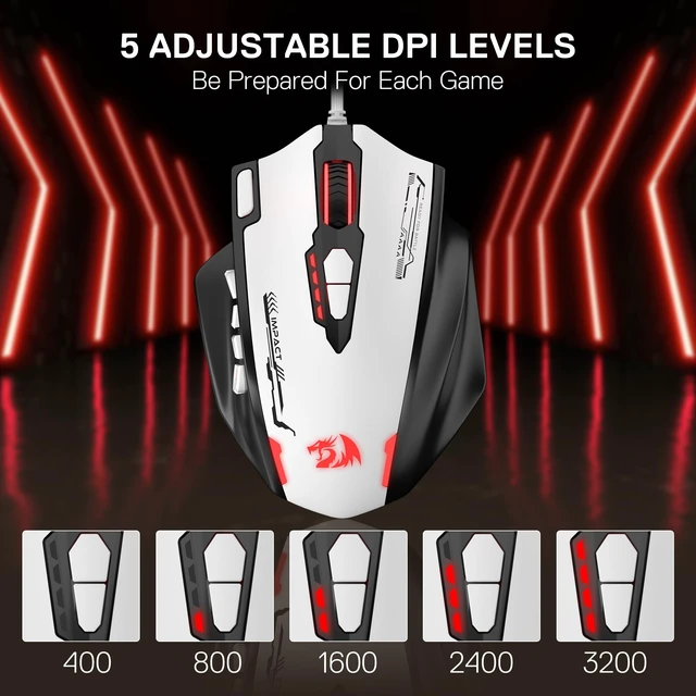Alt view image 2 of 7 - M908 Wired RGB MMO Gaming Mouse 24000 DPI Remapping Keys | Stable Lag-Free Connection, Redefine Keybinding Macro, Vibing Backlight, Ergonomic Grip Body Comfort