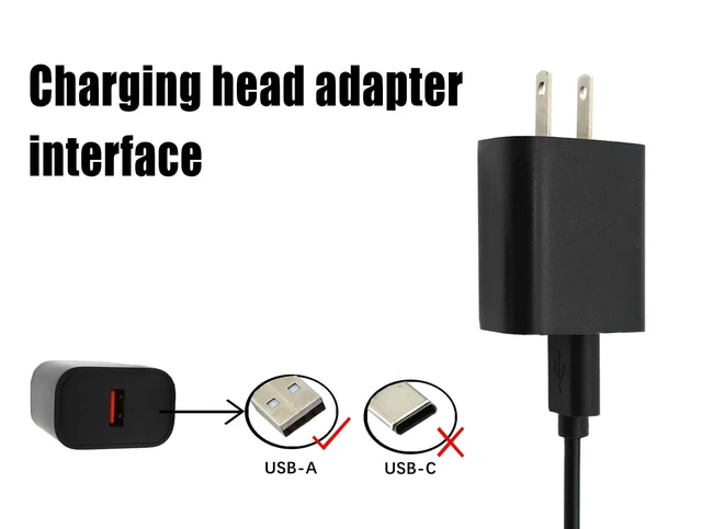 Alt view image 3 of 5 - Replacement Type-C Y8 Pro Max Charger - Handheld deep Tissue Massager, Compatible with RAEMAO, TOLOCO, AERONG, Cholas, DDVWU Massage Guns, and More Muscle Massage Gun Charging Wires