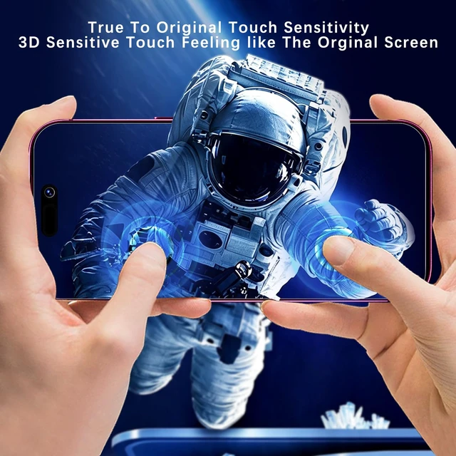 Alt view image 7 of 7 - 2 Pack for iPhone 18 Pro Max Screen Protector Tempered Glass | Ultra Resistant, 9H+Hardness, Scratch Resistant, No Bubbles, Case Friendly, HD Clear
