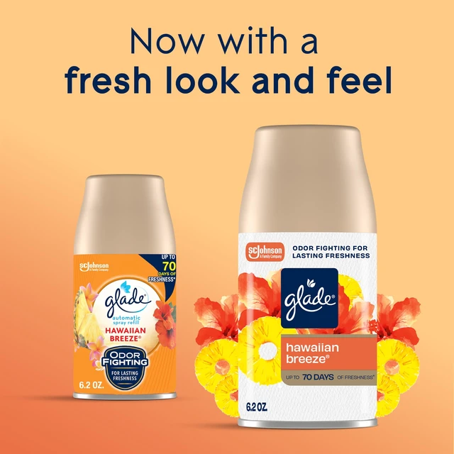 Alt view image 2 of 7 - Automatic Spray Refill, Air Freshener for Home and Bathroom, Hawaiian Breeze, 6.2 Oz
