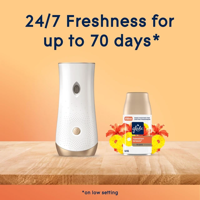 Alt view image 6 of 7 - Automatic Spray Refill, Air Freshener for Home and Bathroom, Hawaiian Breeze, 6.2 Oz